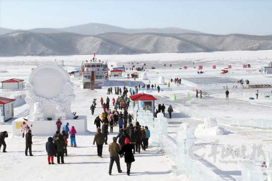 镜泊湖冰雪游乐区-宫俊峰摄