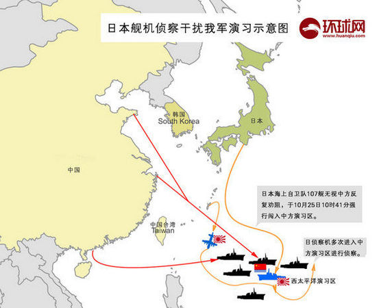 日本防相回应闯入中方演习区：不理解中方抗议