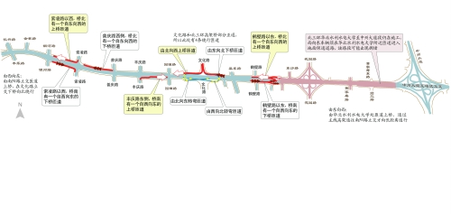 月底北三环快速化工程将通车