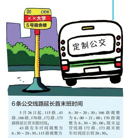 龙子湖大学城20万师生开启公交定制时代