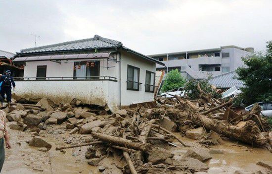 日本广岛泥石流灾害失踪人数升至43人 死亡39人