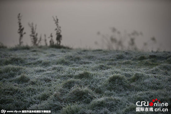 英迎冬季首波大幅降温 多地大雾“裹”城(高清组图)