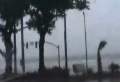 网友实拍飓风桑迪袭击美国东海岸
